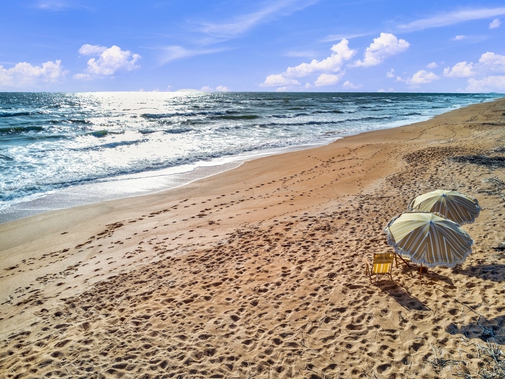 Palm Coast Beaches, one of the best beaches pictured here outside the Island Cottage Inn